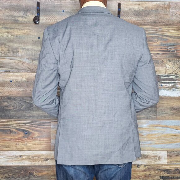 Penguin an Original Gray Wool Blend Dual Vent Sport Jacket Blazer 40R - Picture 6 of 11